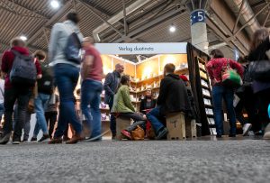 Die duotinctaner am Verlagsstand auf der Leipziger Buchmesse 2019